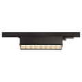 Sight move, spot pour rail 3 allumages, intérieur, noir, led, 26w, 3000k