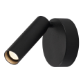 SLV by Declic KARPO, 1 spot, LED, applique plafonnier rond, noir, 7,5W, 3000K