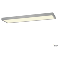 I-pendant pro, suspension intérieure, gris argent, led, 43w, 4000k, angle 90°, variable dali