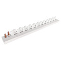 Peigne horizontal 1p+n 13 modules 40A - dents non décalées pour disjoncteur haut / haut - RX Protect