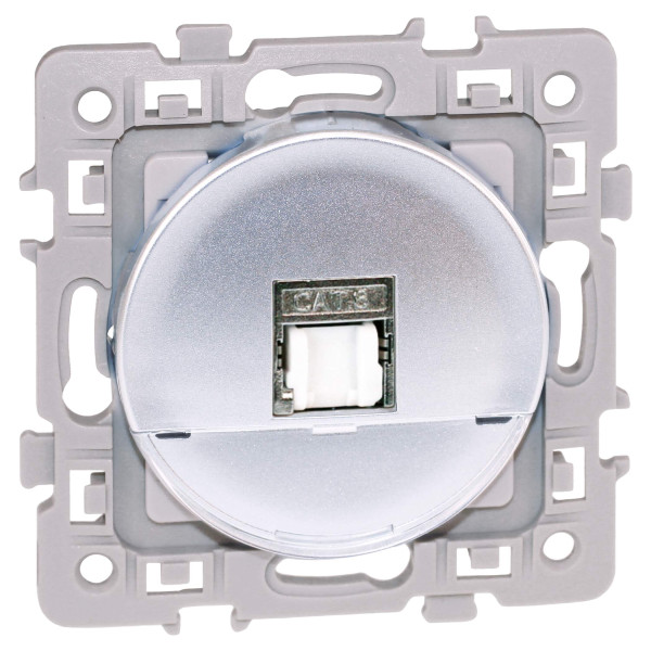 Square rj 45 cat6a stp silver