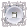 Square rj 45 cat6a stp silver