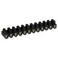 Barrette acier noire 25 mm²