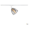 Para cone gl, spot pour rail 1 allumage intérieur, blanc/transparent, gu10, 25w max