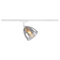 Para cone gl, spot pour rail 1 allumage intérieur, blanc/transparent, gu10, 25w max