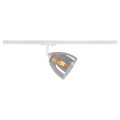 Para cone gl, spot pour rail 1 allumage intérieur, blanc/transparent, gu10, 25w max