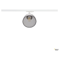 Para cone gl, spot pour rail 1 allumage intérieur, blanc/transparent, gu10, 25w max