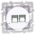 Square dble rj 45 cat6 grade3 multimedia stp blc