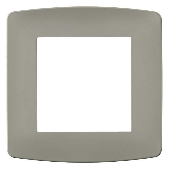 Plaque taupe 1 poste