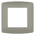 Plaque taupe 1 poste
