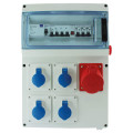 Coffret de chantier Triphasé 32a - 4 prises 230v + 1 prise 3P+N+T 400V