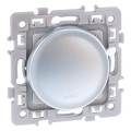 Square vari 3 fils 60-500w silver (inc., halo230v) 