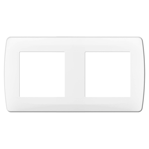 Plaque blanche 2p. ent71mm 