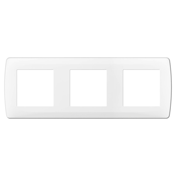 Plaque blanche 3p. ent71mm 