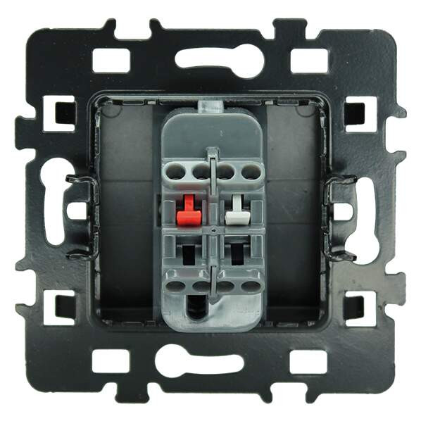 Bouton- poussoir anthracite