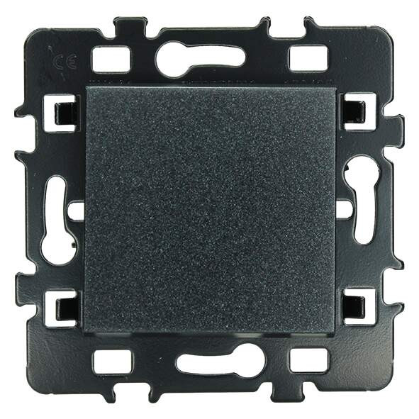 Bouton- poussoir anthracite