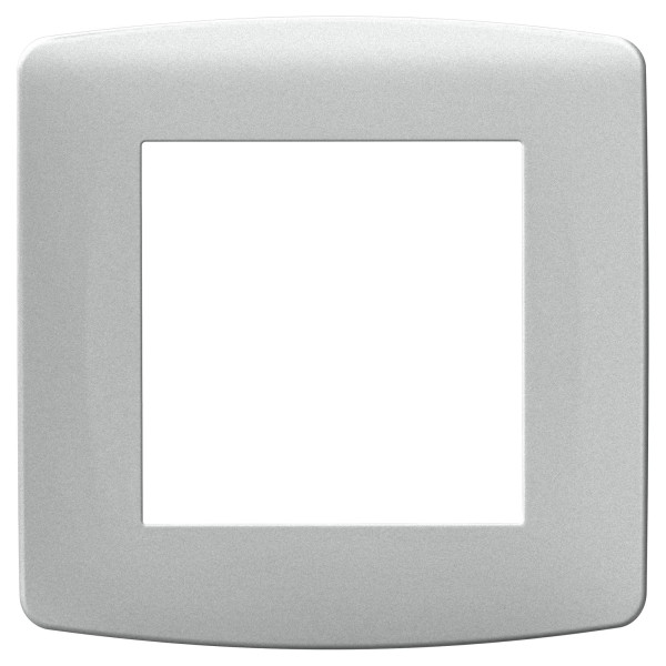 Plaque "silver" 1 poste