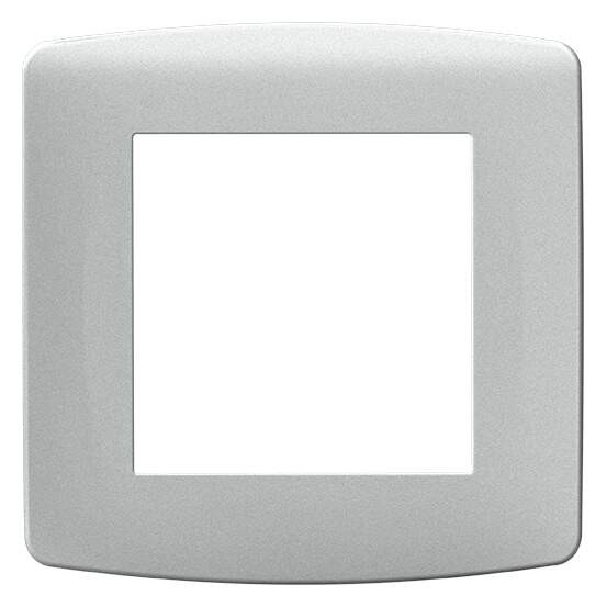 Plaque "silver" 1 poste