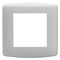 Plaque "silver" 1 poste