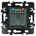 Prise 2p+t anthracite