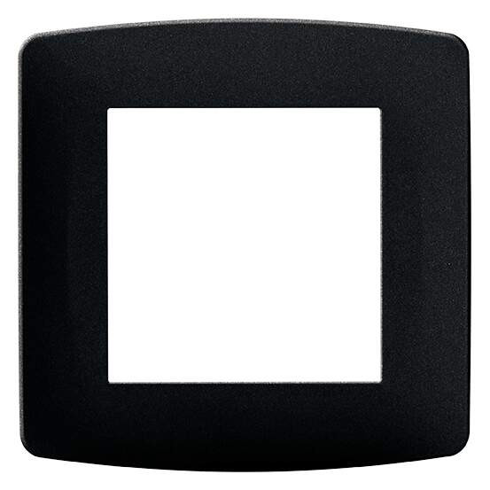 Plaque antracite 1 poste