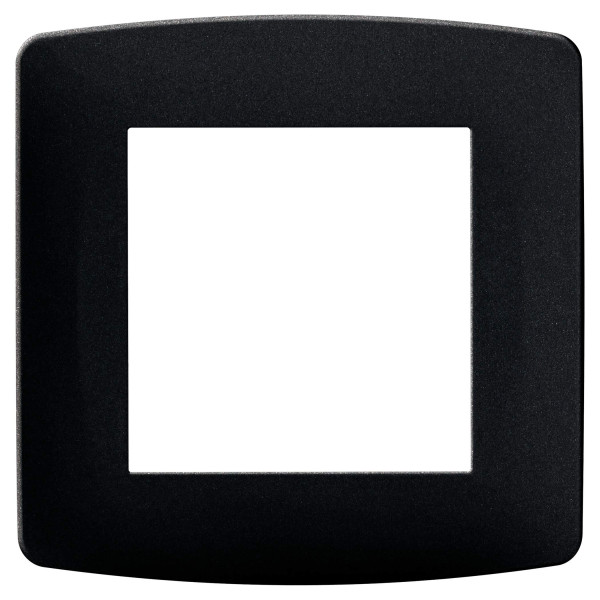 Plaque antracite 1 poste