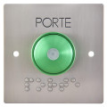 Bouton poussoir de sortie nonf avec led, buzzer et bouton de contact en saillie (120819)