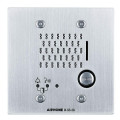 Platine audio encastrée inox 1 bp ip/sip hauteur 120 mm