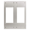 Façade inox pour intégration 2 x GF2F dans potelet PA1603 (140006)