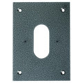 Façade inox pour intégration BPNONF60,BPNONFE60,BPNONF60C & BPNONF60CV dans potelet PA1201. (140008)