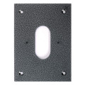 Façade inox pour intégration BPNONF60,BPNONFE60,BPNONF60C & BPNONF60CV dans potelet PA1201. (140008)