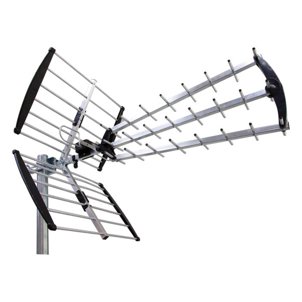 Antenne UHF Triple Nappes Evicom 25 directeurs avec 67 éléments prémontés