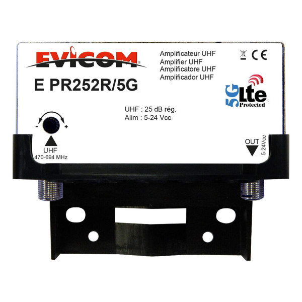 Amplificateur de Mât UHF Evicom Réglable – 8 à 24 V