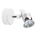 Comete 01 - spot sur patère gu10, blanc, a/lpe led 6w 3000k 500lm incl