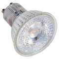 Comete 01 - spot sur patère gu10, blanc, a/lpe led 6w 3000k 500lm incl