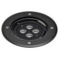 Tecnisol 150 - enc.sol ext. ip67 ik10, rond, noir, led 12w 10° 4000k 850lm