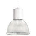 Lexa - suspension Ø316mm, blanc / transparent, led intég. 40w 80° 4000k 4000lm