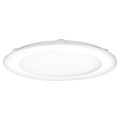 Flat cct - downlight plat rond fixe blanc 110° led 12w 770lm 3000/4000k (cct)