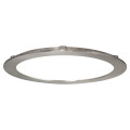 Flat cct - downlight plat rond fixe nickel 110° led 20w 1700lm 3000/4000k (cct)