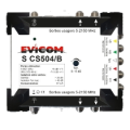 Evicom commutateur autonome 5 entrées 4 sorties SCS504/B
