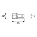 Connexion r126 noir 12v