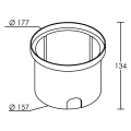 Aquasol medium - encastré de sol extérieur g53