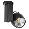 Ikar 01 - proj. s/patère, noir, angle 36°, led intég. 40w 3000k 4000lm