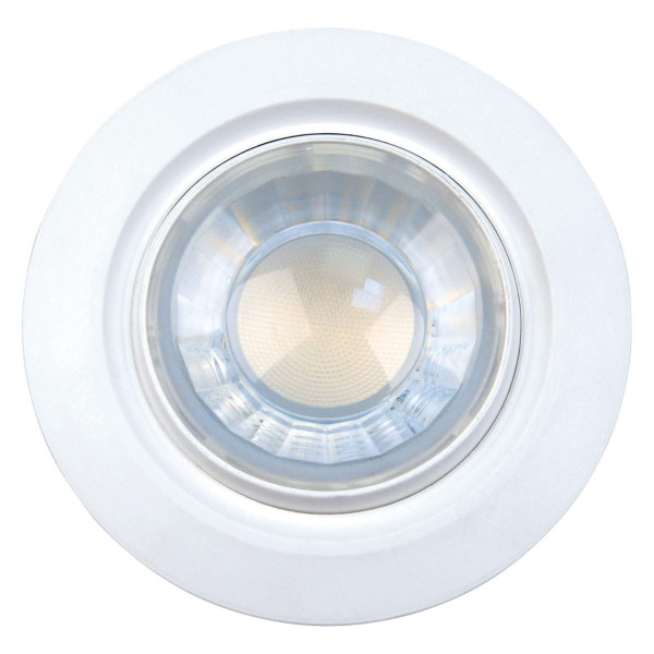 Spot encastré LED Aric Eydi 8W 2700K 600lm rond blanc basculant