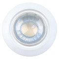 Spot encastré LED Aric Eydi 8W 2700K 600lm rond blanc basculant