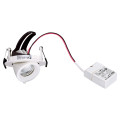 Randy s - downlight rond, orientable, blanc, 36°, led intég 7,5w 3000k 635lm