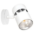 Ninety 01 - proj. s/patère, blanc, angle 70°, led intég. 30w 4000k 3000lm