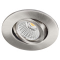 Dl-iso - encastré ip20, recouvrable, nickel, led intég. 8w 65° 3000k 800lm