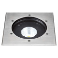 Tecnisol 200 - enc.sol ext. ip67 ik10, carré, inox, led 20w 60° 3000k 1850lm