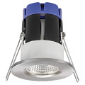 Dl-iso - encastré ip20/65, recouvrable, nickel, led intég. 8w 50° 4000k 820lm